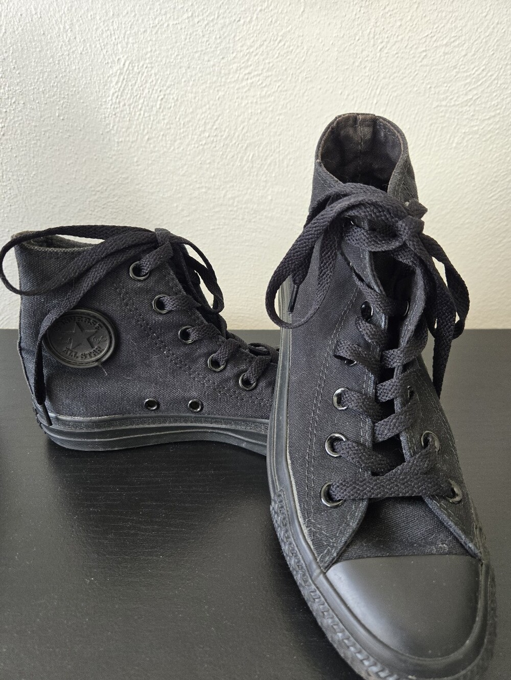 Black Hightop Converse All-stars